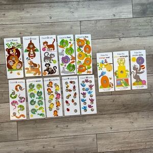 Melissa & Doug Poke-a-Dot! Numbers, Shapes & Colors Jumbo Learning Cards